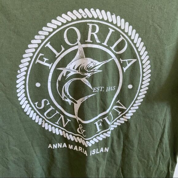 Florida green graphic T-shirt - Picture 3 of 7